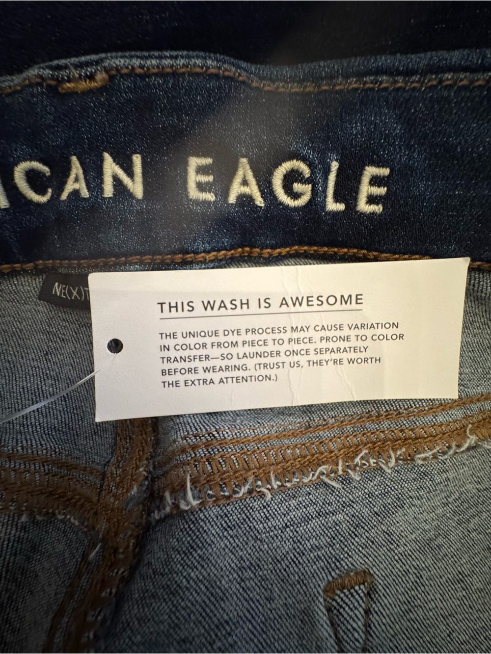 American Eagle Outfitters Size 18Long Women’s Curvy Skinny Kick Jeans High Rise - Picture 9 of 9